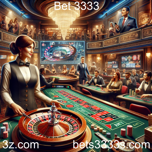 Cassino Ao Vivo na Bet 3333: Jogue com Dealers em Tempo Real